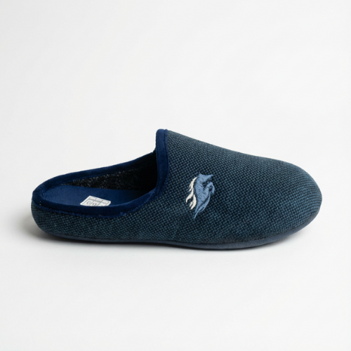 Pantoufles Garçon d’Hiver Bleu Marine – Made in Spain 🇪🇸