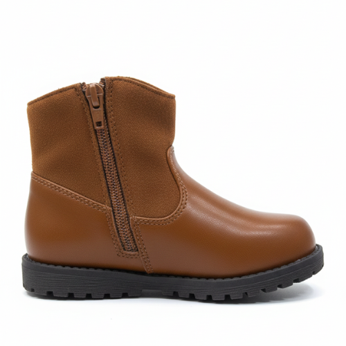 Bottines Fille Camel – Style Western – Importées d'Espagne 🇪🇸