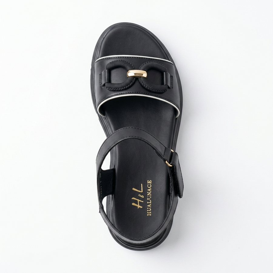 Sandales Femme Bride Cheville – Importées d'Espagne 🇪🇸 – Noir