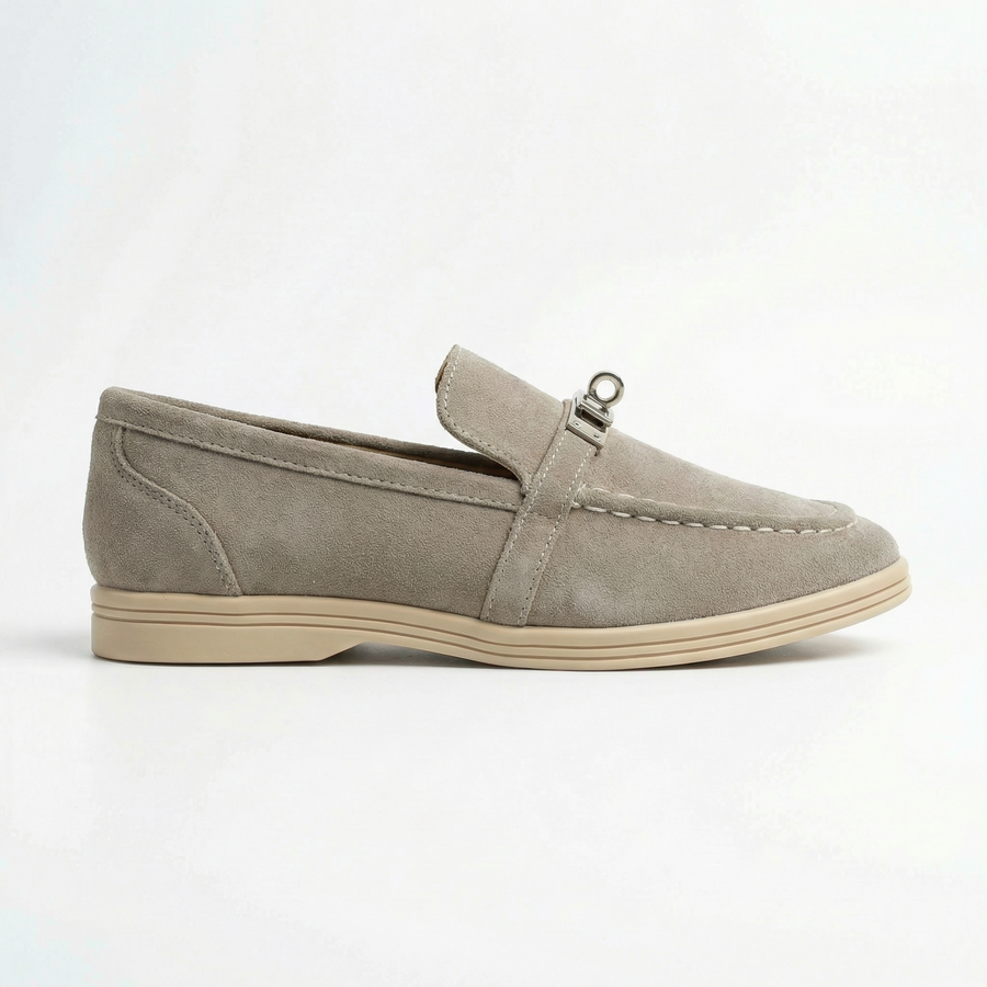 Mocassins enfant Taupe effet suédine – Importés d’Espagne 🇪🇸