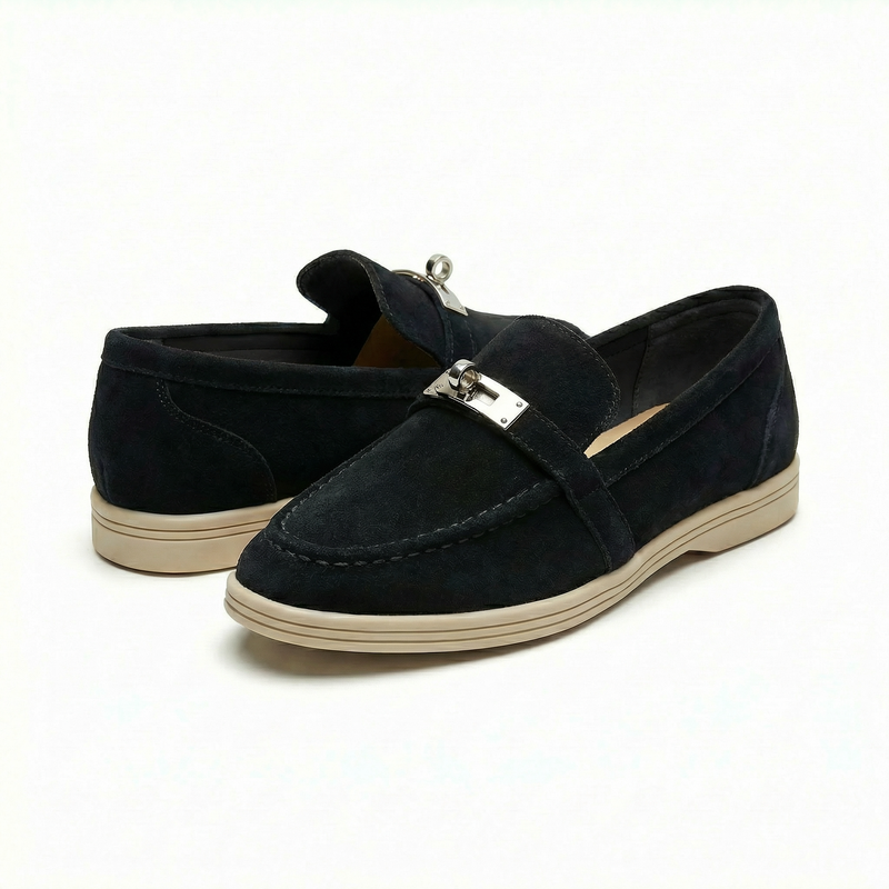 Mocassins enfant Noir effet suédine – Importés d’Espagne 🇪🇸