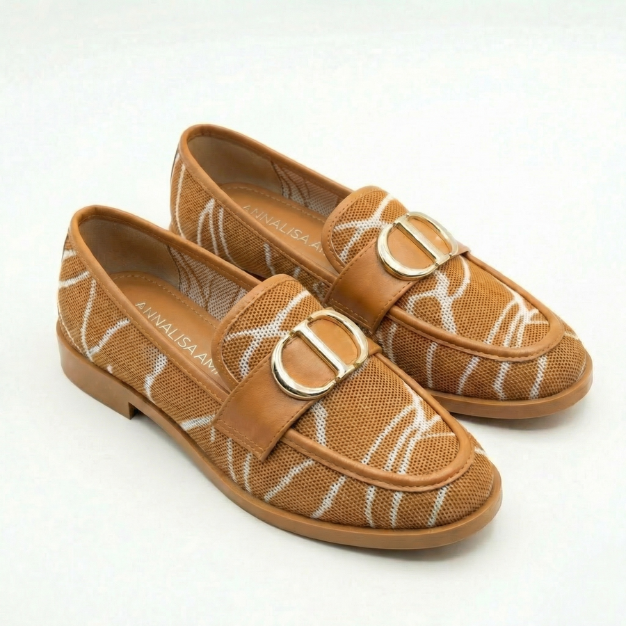 Mocassins femme camel – Fabriqués en Espagne 🇪🇸