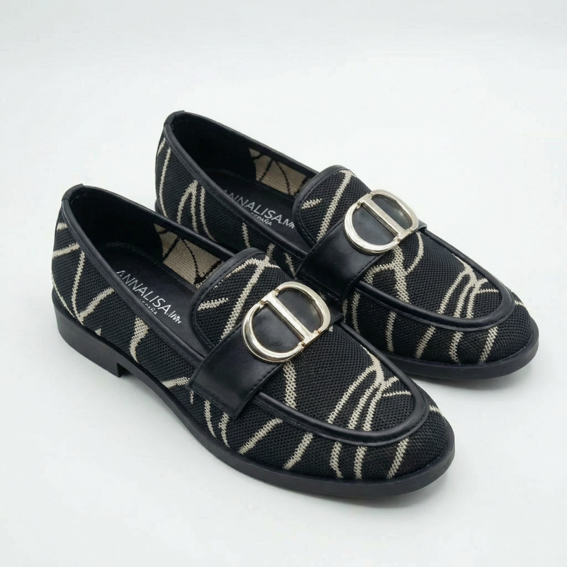 Mocassins femme noirs – Fabriqués en Espagne 🇪🇸