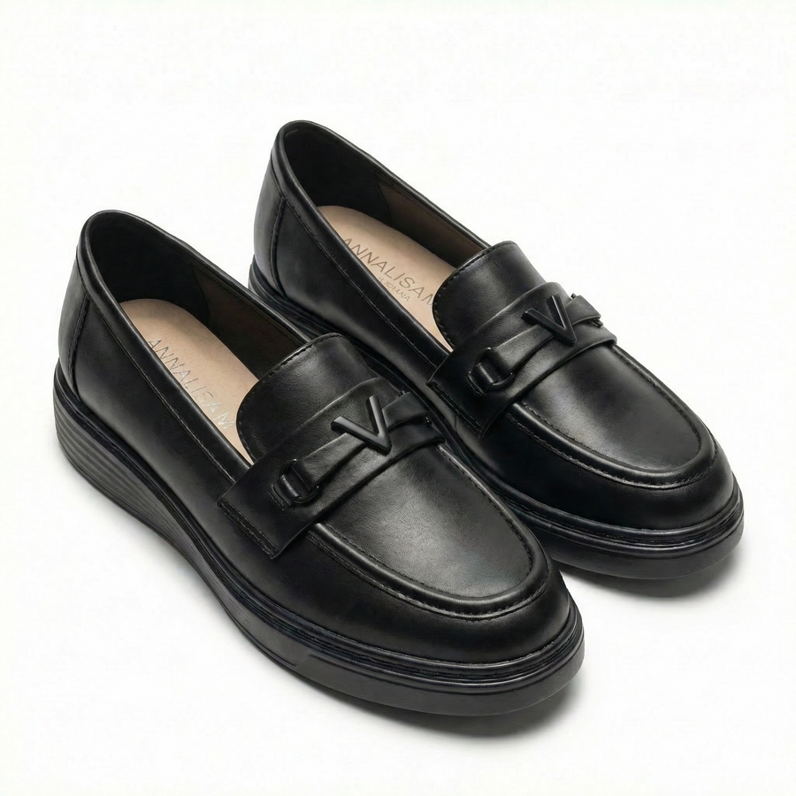 Mocassins Femme Noir – Made in Spain  🇪🇸
