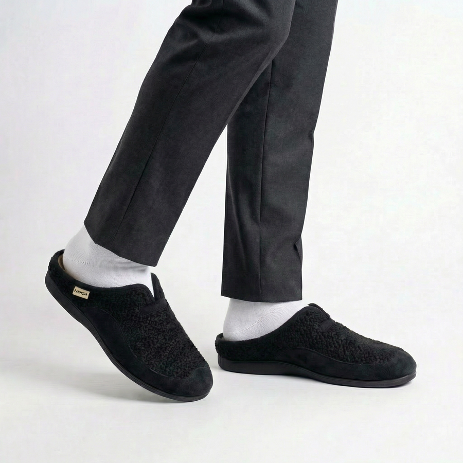 Pantoufles Homme Hiver Confort Noir  | Importées d’Espagne -PN247582