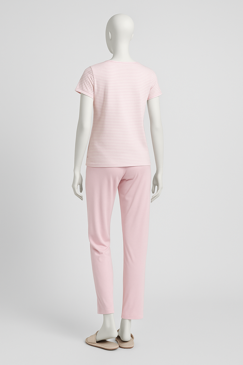 Pyjama deux pièces en coton stretch – 3U Intimo