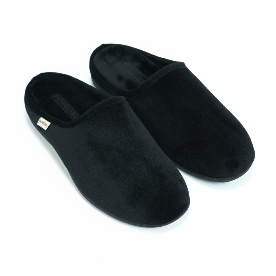 Pantoufles Homme Hiver Confort Noir – Importées d’Espagne (PN247584)