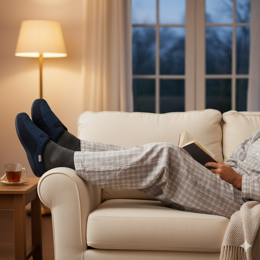 Pantoufles Homme Hiver Importées d’Espagne – Confort & Élégance | PN247581