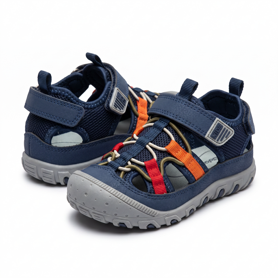 Sandales Enfant Scratch Bleu Marine  – Importées d’Espagne 🇪🇸