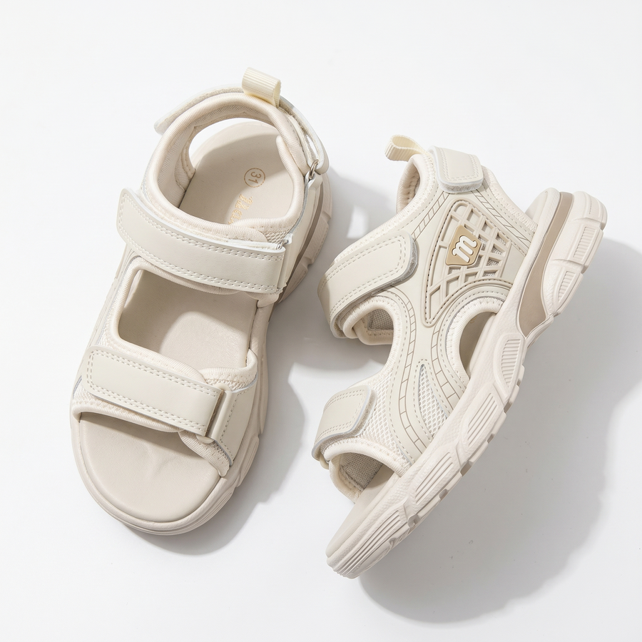 Sandales Garçon Sport Chic crème – Importées d’Espagne 🇪🇸