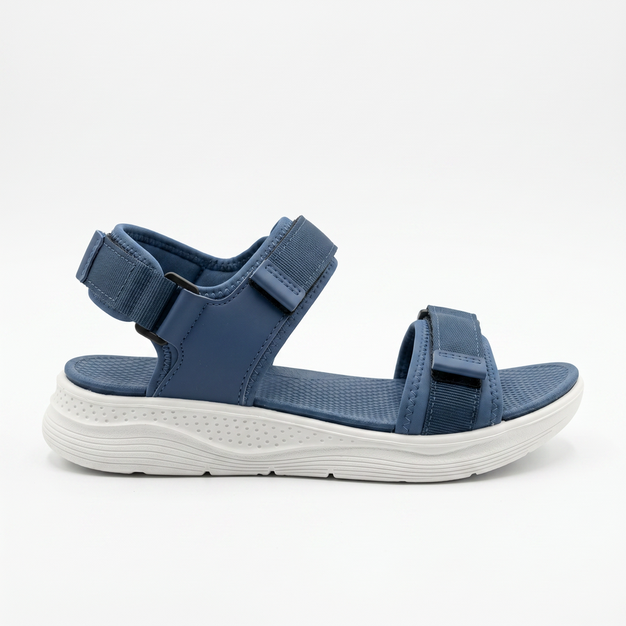 Sandale Sport Unisex Triple Velcro Semelle Chunky - Importees d'Espagne 🇪🇸 - bleu