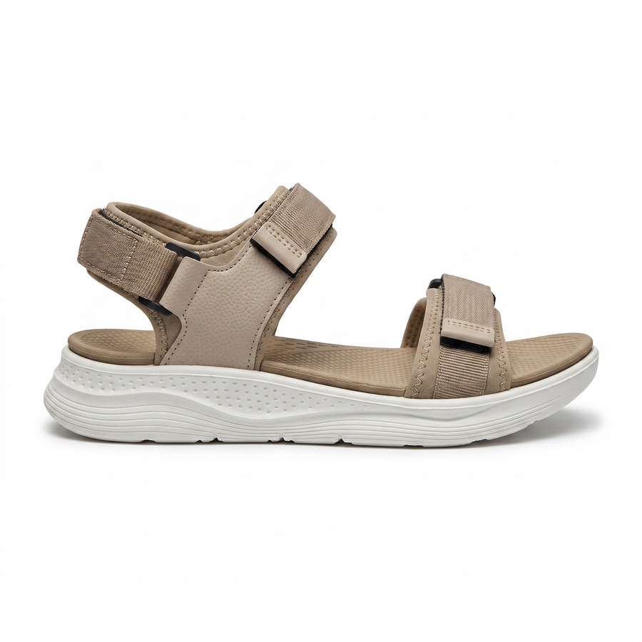 Sandales Sport Beige Doubles Brides – Importées d’Espagne 🇪🇸
