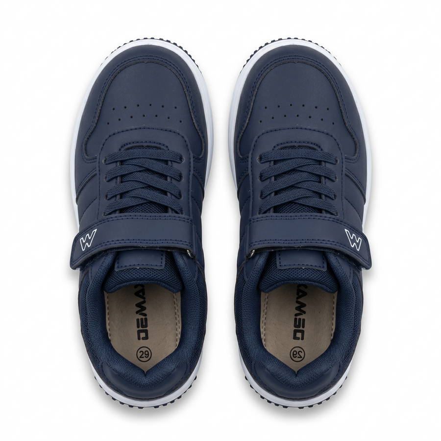 Baskets Garçon Lacets – Respirantes – Importées d’Espagne 🇪🇸 – Bleu Marine