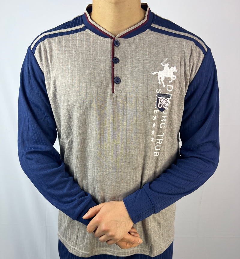 Pyjama Homme en Coton – Confort et Style avec Caress