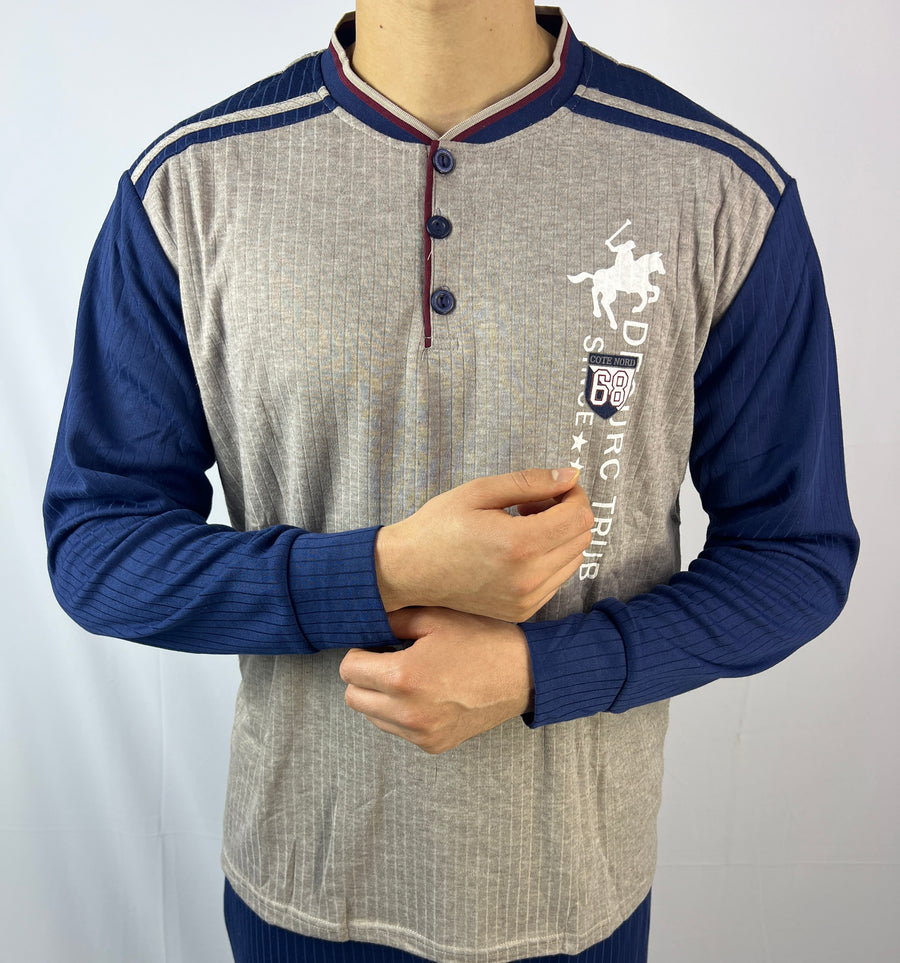 Pyjama Homme en Coton – Confort et Style avec Caress