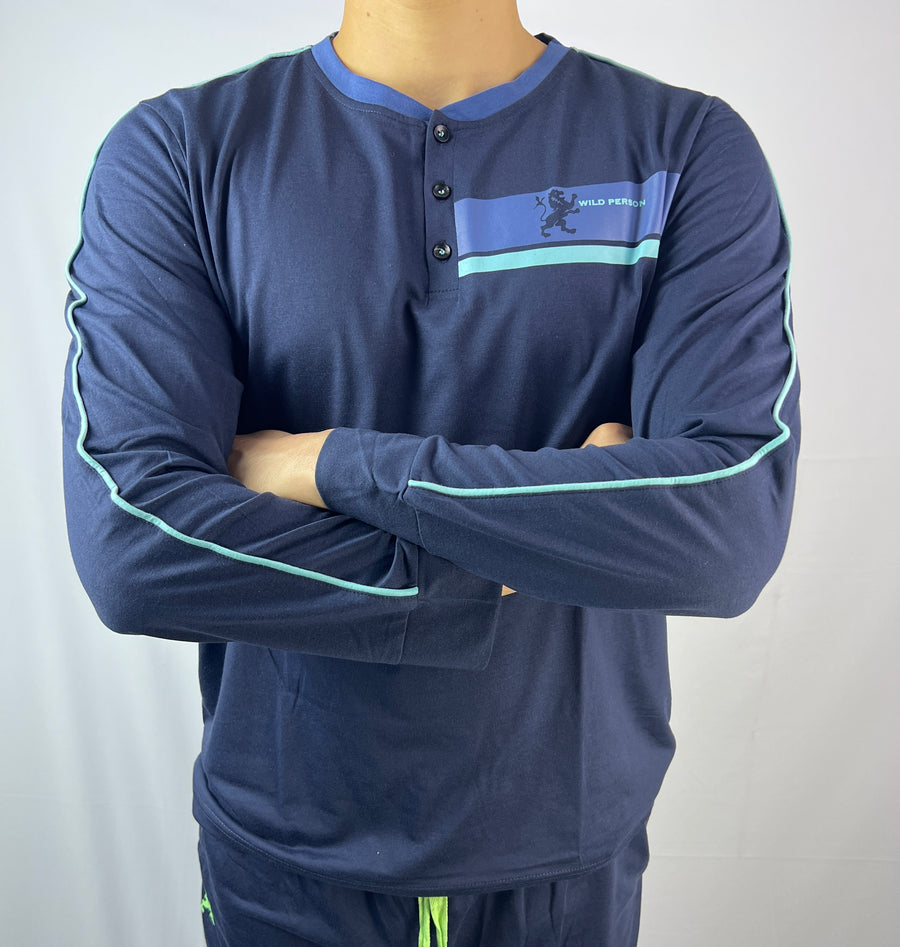 Pyjama Homme en Coton – Confort & Élégance ( TRESS )