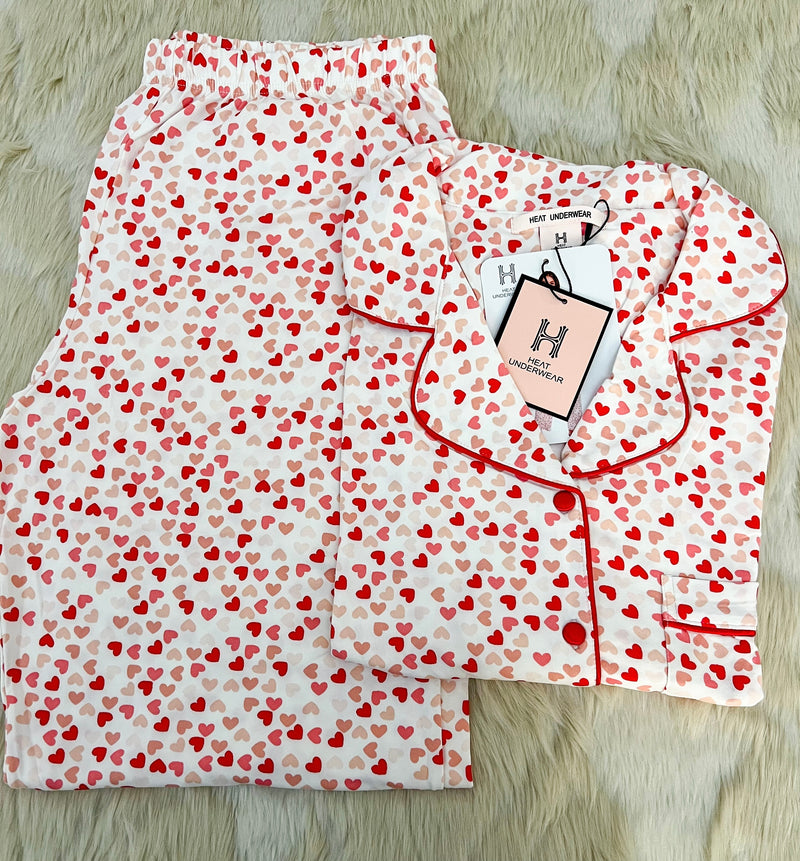 Pyjamas Confortables & Élégants pour des Nuits Douces ( Heart underwear )