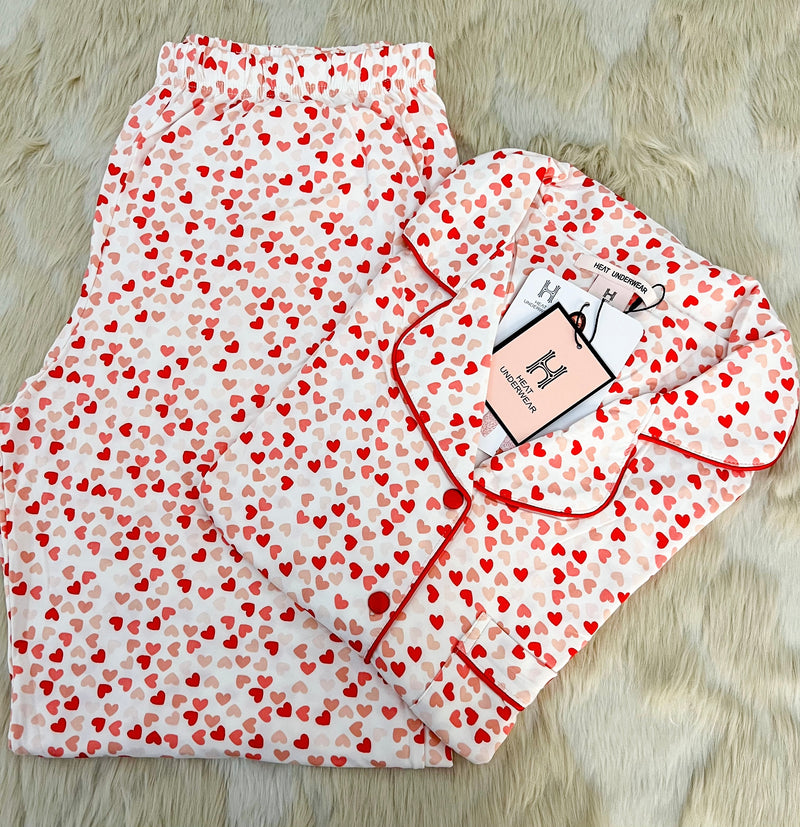 Pyjamas Confortables & Élégants pour des Nuits Douces ( Heart underwear )