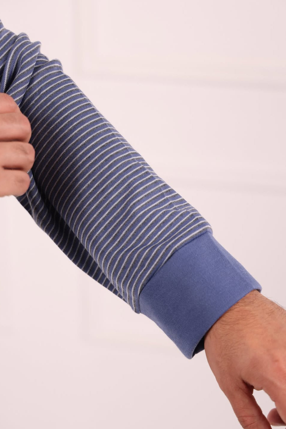 Pantalon pyjama homme bleu uni Maroc