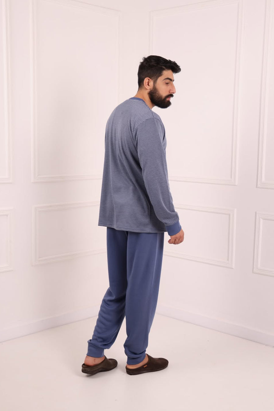 Pyjama Homme Hiver Confort & Style – Coton Premium (KF 48)