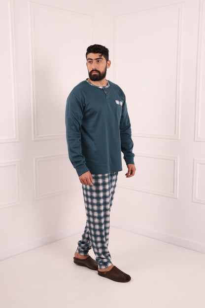 Pyjama chaud homme vert foncé Maroc