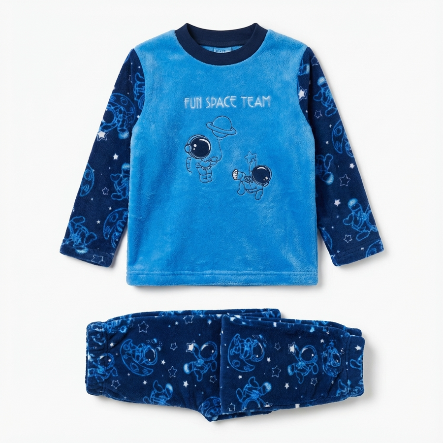 Pyjama garçon polaire – Fabriqué en Espagne 🇪🇸