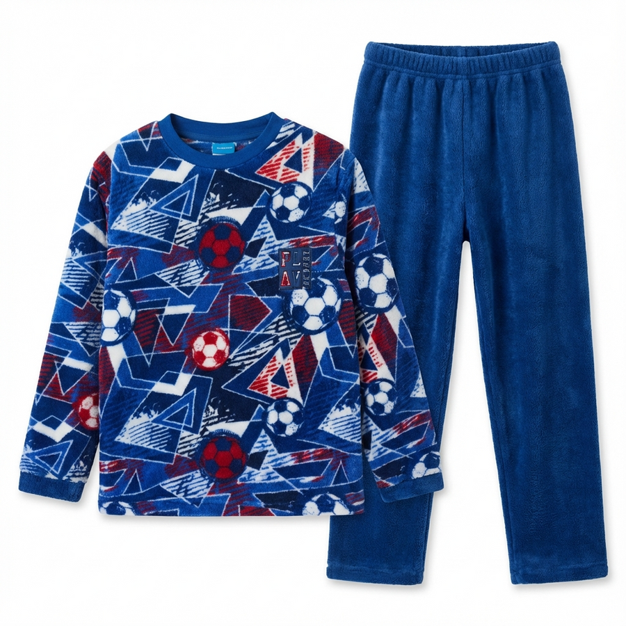 Pyjama garçon polaire “PLAY”  – Fabriqué en Espagne 🇪🇸