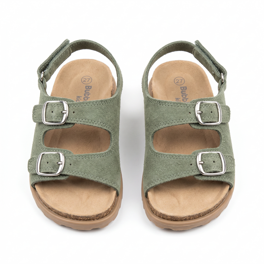 Sandales Enfant Boucles & Scratch – Importées d'Espagne 🇪🇸 – Vert
