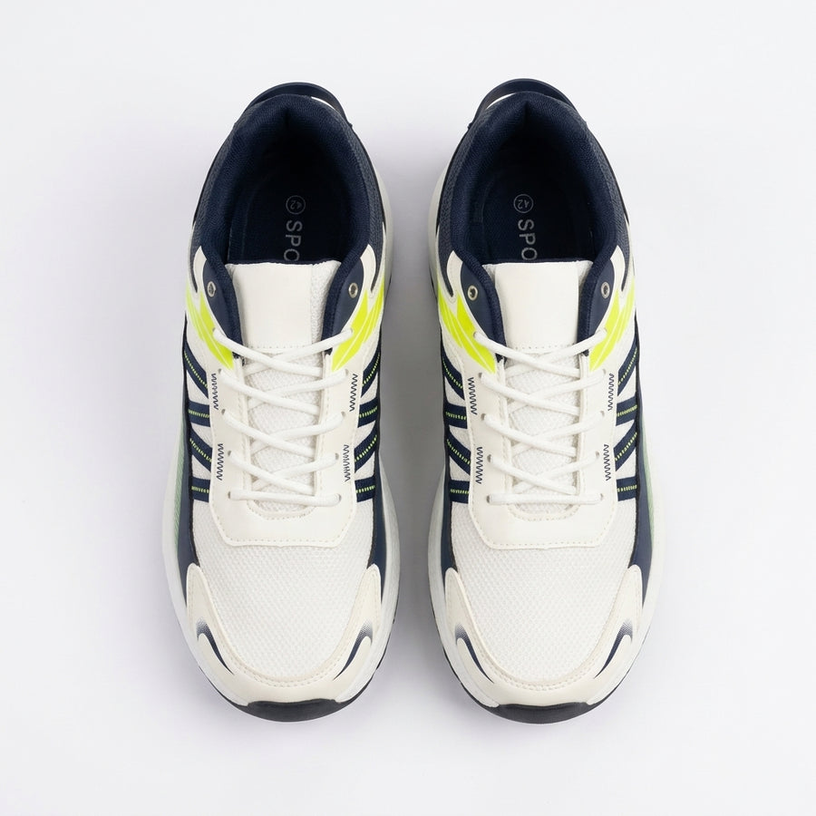 Sneakers Homme Running – Importées d’Espagne 🇪🇸 – Bleu Marine & Blanc