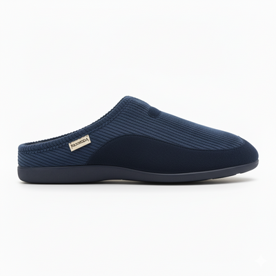 Pantoufles Homme Hiver Bleu Marine – Confort & Élégance Espagnole | PN247586