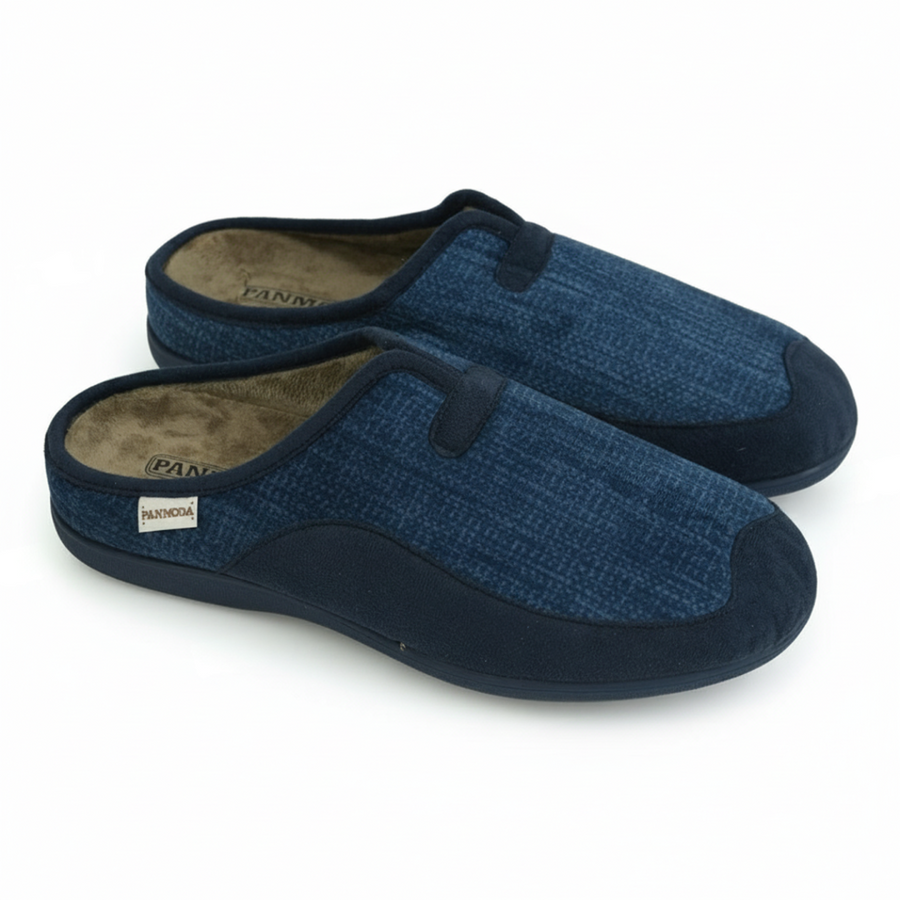 Chaussons Homme Hiver Bleu Denim – Importé d’Espagne | PN247581