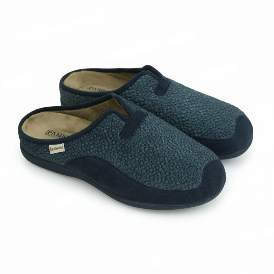 Chaussons Homme Hiver Bleu Marine – Importé d’Espagne | PN247582