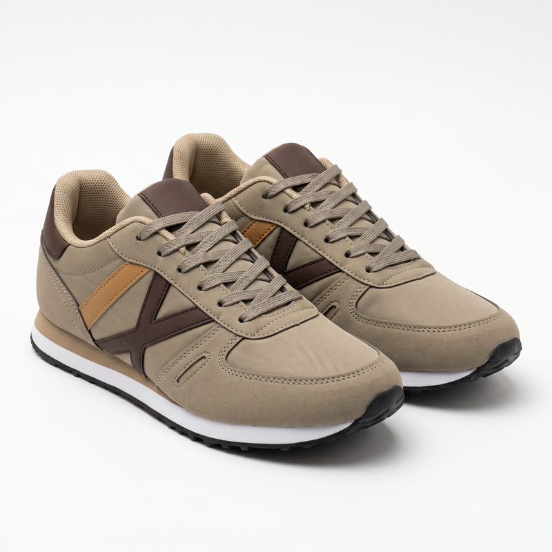 Baskets Homme X/ Taupe – Importées d’Espagne 🇪🇸