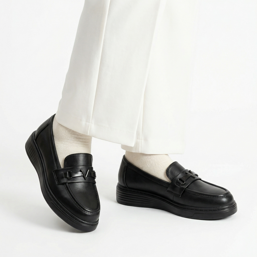 Mocassins Femme Noir – Made in Spain  🇪🇸