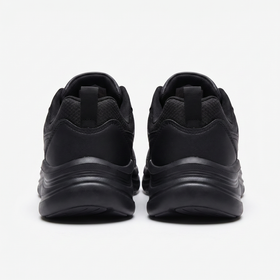 Sneakers Homme Noires Wide Fit “Double Memory” – Importées d’Espagne 🇪🇸