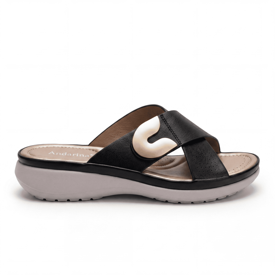 Sandales Femme Andarina – Importées d'Espagne 🇪🇸 – Noir