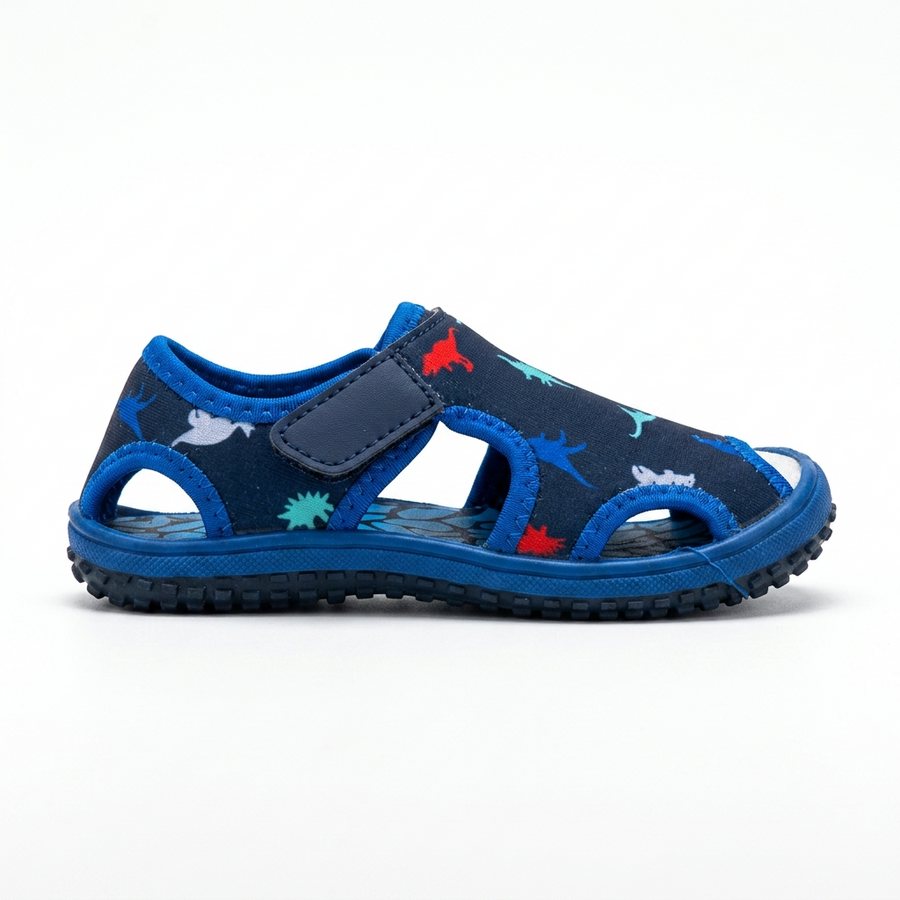 Chaussures Aquatiques Enfant Dinosaures  — Bleu Marine – Importées d’Espagne 🇪🇸