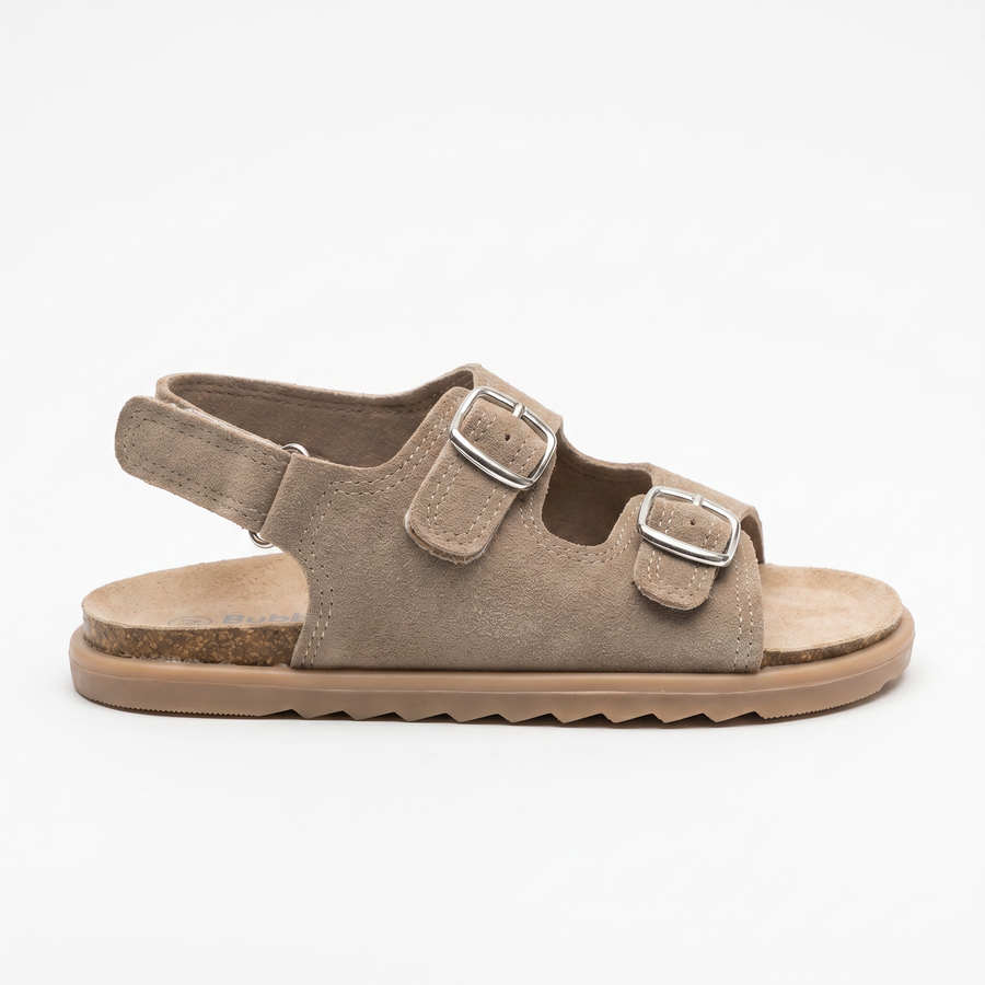 Sandales Enfant Boucles & Scratch – Importées d'Espagne 🇪🇸 – Beige