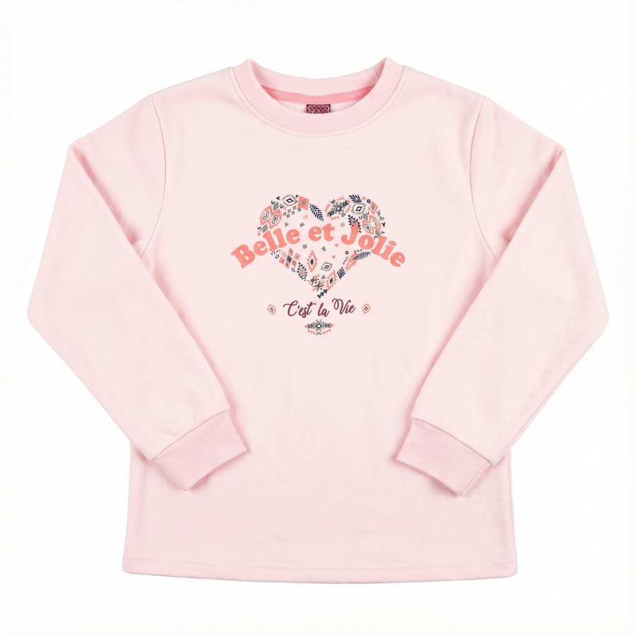 Pyjama fille ultra doux “Belle et Jolie”  – Fabriqué en Espagne 🇪🇸