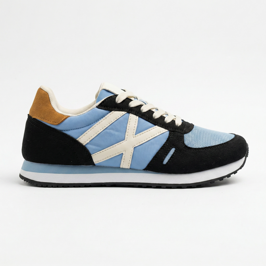 Baskets Homme Sport Mesh – Importées d’Espagne 🇪🇸 – Bleu & Noir
