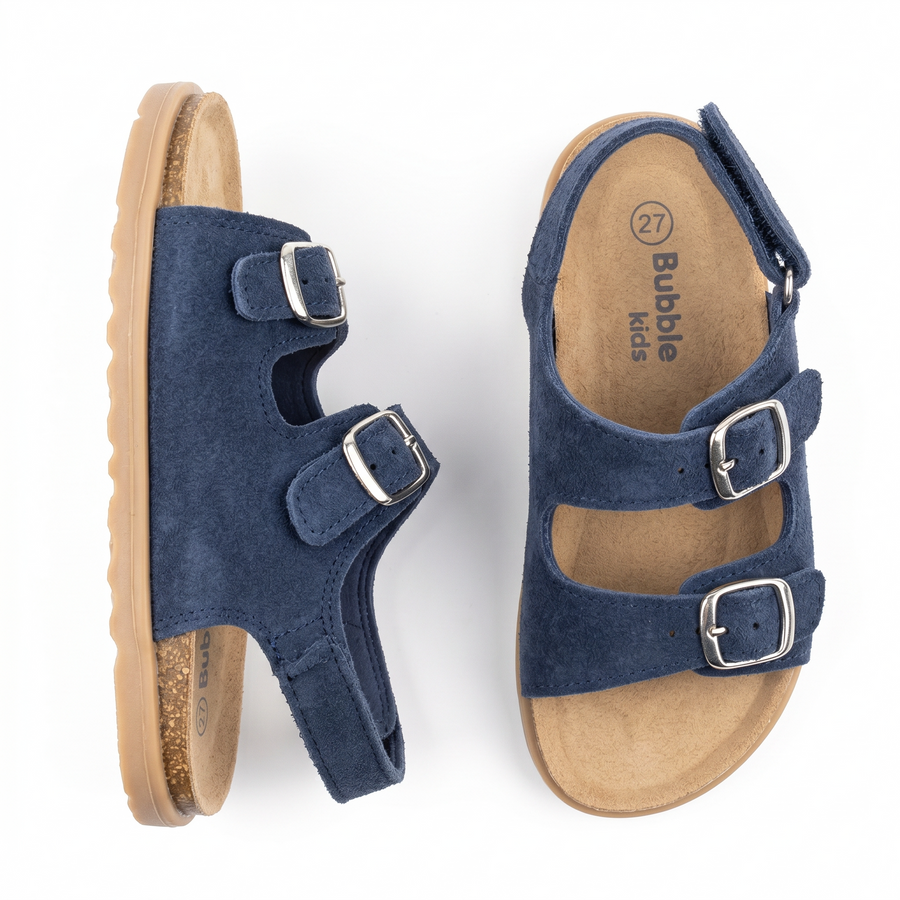 Sandales Enfant Boucles & Scratch – Importées d'Espagne 🇪🇸 – Bleu