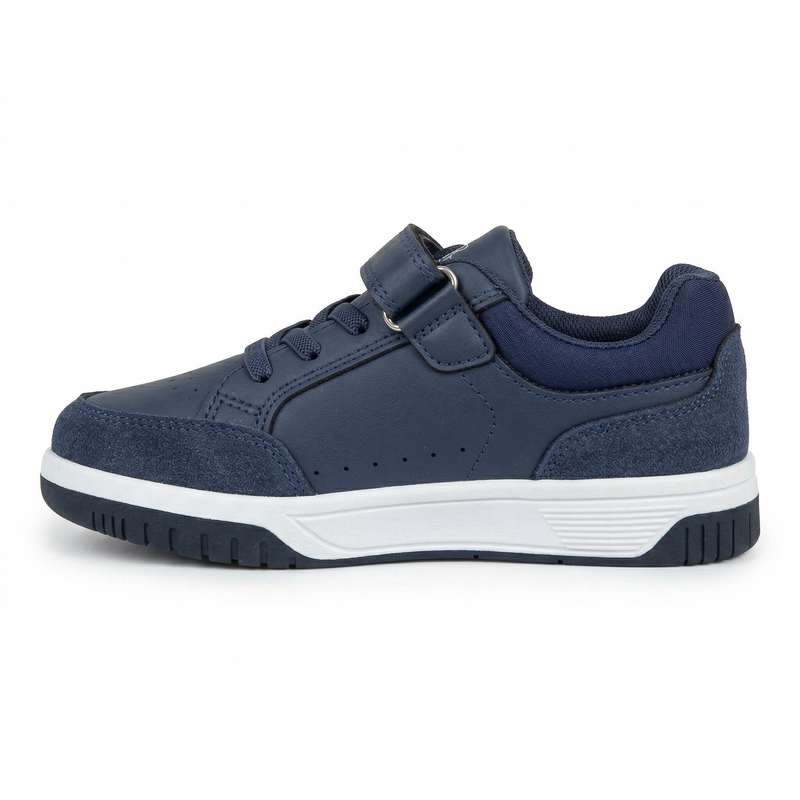 Baskets garçon bleu marine à scratch – Importées d’Espagne 🇪🇸