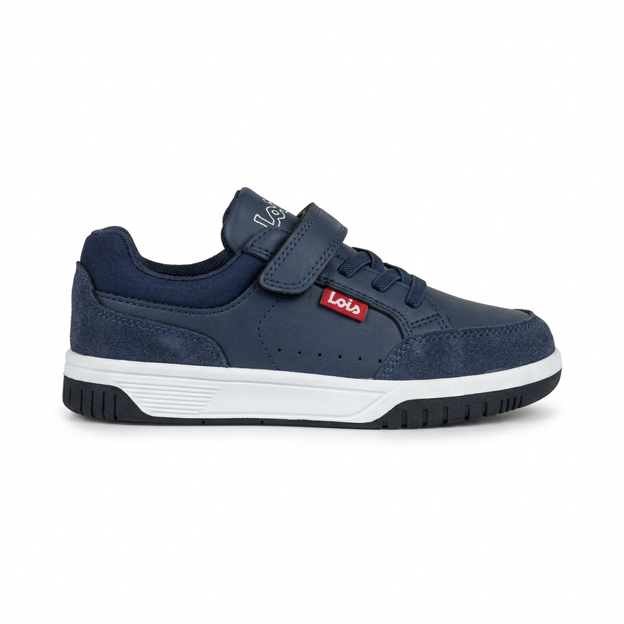Baskets Garçon Scratch – Suédine – Importées d’Espagne 🇪🇸 – Bleu Marine