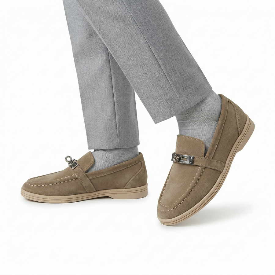 Mocassins enfant Taupe effet suédine – Importés d’Espagne 🇪🇸