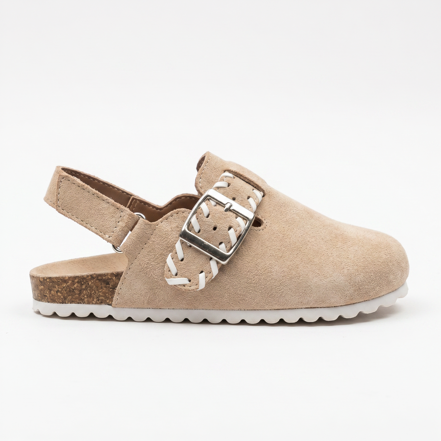 Sabots Fille Bohème Chic Beige – Importées d’Espagne 🇪🇸