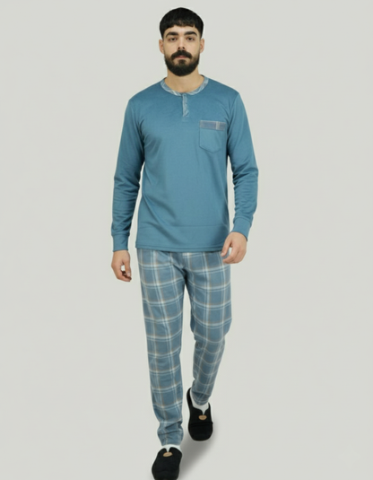 Pyjama Bombas Espagne — design élégant et tissu chaud pour homme.