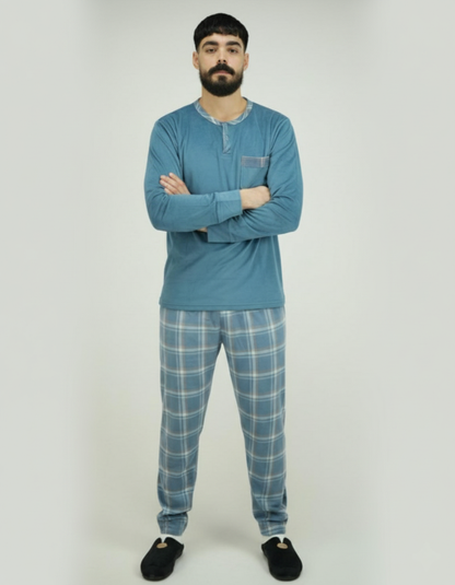 Pyjama Bombas hiver — tissu respirant, idéal pour les soirées froides — Maroc.