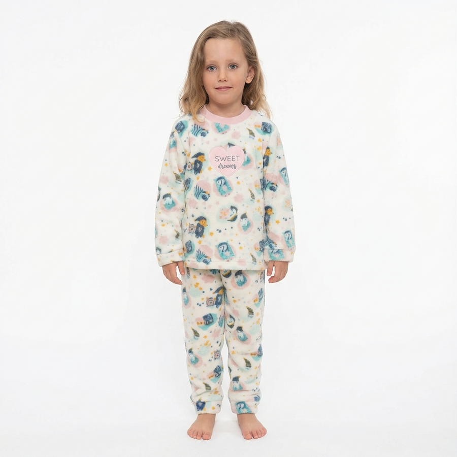 Pyjama Fille Ultra Doux – Motif Sweet Dreams | Fabriqué en Espagne