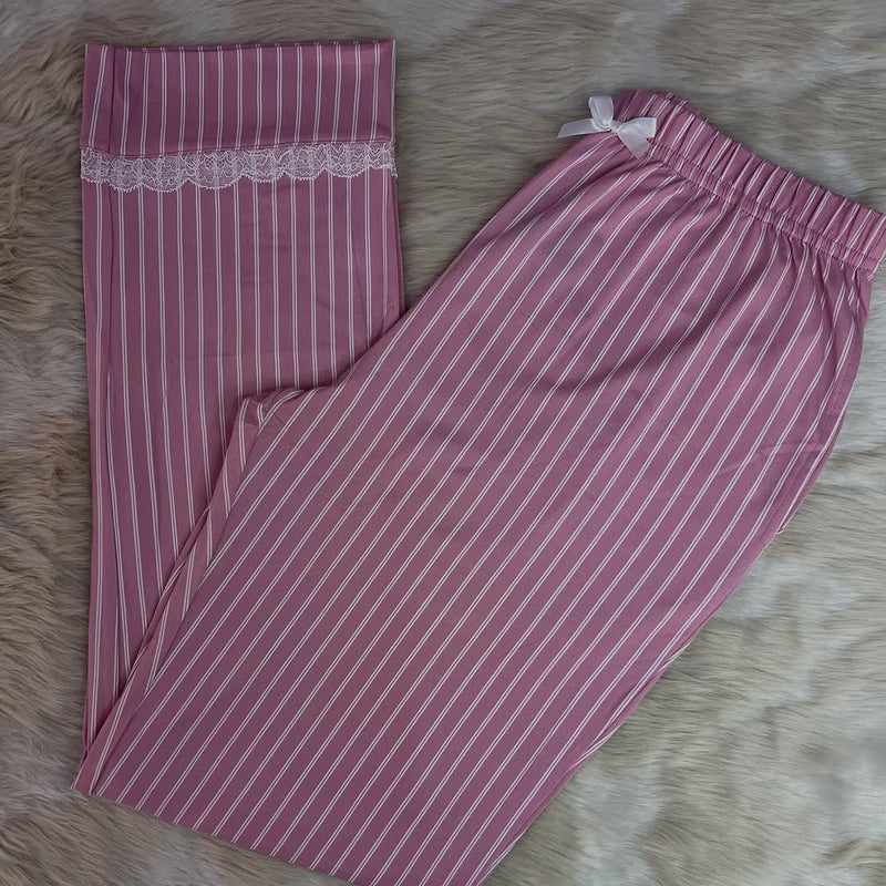 Pyjama Femme TRESS – Confort Élégant avec Détails en Dentelle