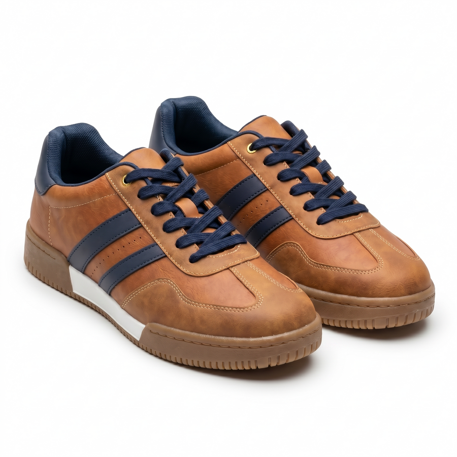 Baskets Homme BONINO Camel – Importées d’Espagne 🇪🇸